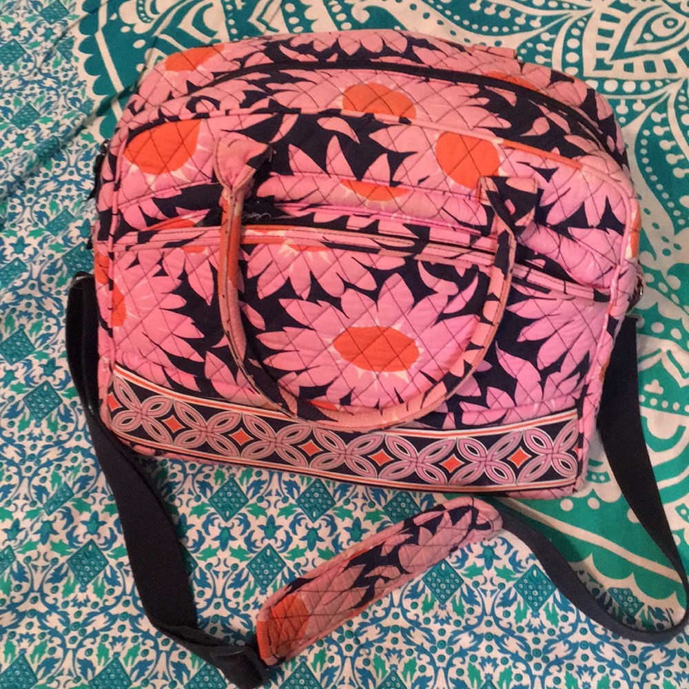 Vera Bradley tote with built in laptop holder